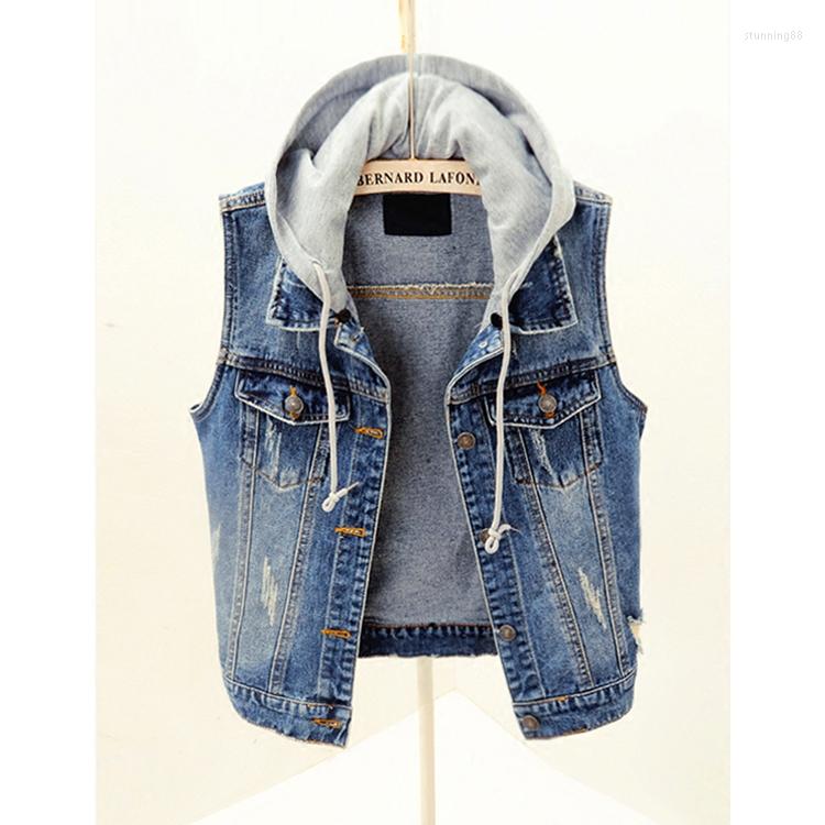 Women' Vests 2022 Est Fashion Denim Vest Female Jeans Women' Spring Autumn Ladies Casual Waistcoat Outerwear Clothing LWL573, Blue
Women' Vests 2022 Est Fashion Denim Vest Female Jeans Women' Spring Autumn Ladies Casual Waistcoat Outerwear Clothing LWL573, Blue