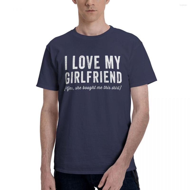 Men' T Shirts I Love My Girlfriend Yes She Bought Me This Shirt Leisure Tees Short Sleeve Crewneck T-Shirt Cotton Party Clothing, Beige
Men' T Shirts I Love My Girlfriend Yes She Bought Me This Shirt Leisure Tees Short Sleeve Crewneck T-Shirt Cotton Party Clothing, Beige