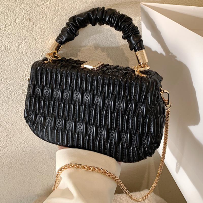 Evening Bags Pleated Design Women Handbag 2022 Fashion Versatile Messenger Bag Chain Shoulder Portable Small Square, Black
Evening Bags Pleated Design Women Handbag 2022 Fashion Versatile Messenger Bag Chain Shoulder Portable Small Square, Black