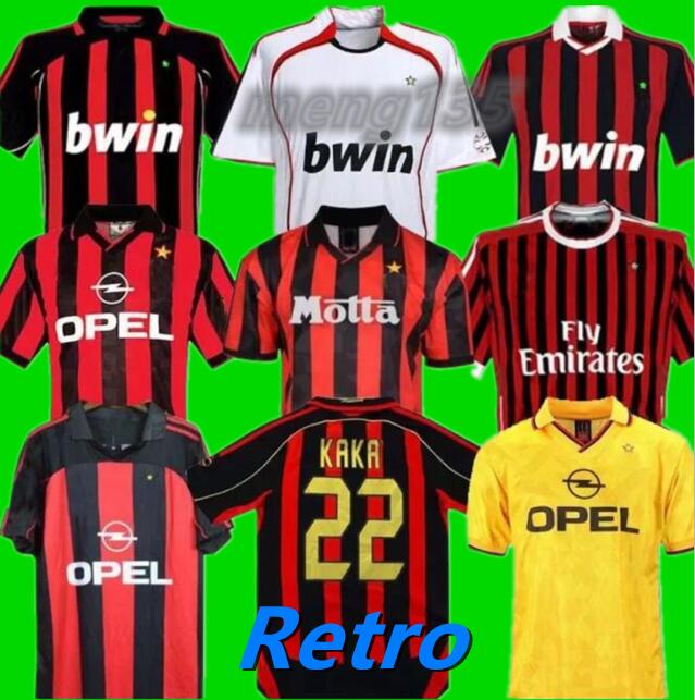 90 91 Retro shirts home SOCCER JERSEY 95 96 97 Gullit01 02 03 12 14 15 Maldini Van Basten football KAKA Inzaghi 06 07 milan 2009 PIRLO SHEVCHENKO BAGGIO Ac 823
90 91 Retro shirts home SOCCER JERSEY 95 96 97 Gullit01 02 03 12 14 15 Maldini Van Basten football KAKA Inzaghi 06 07 milan 2009 PIRLO SHEVCHENKO BAGGIO Ac 823