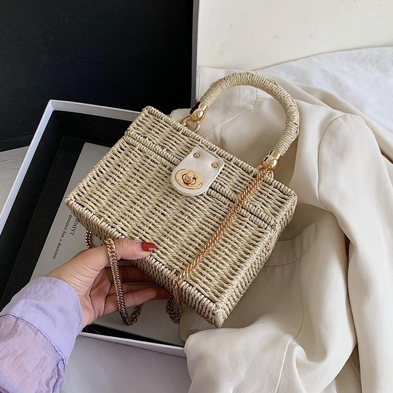 Evening Bags High-quality Weave Straw Tote 2022 Women's Designer Handbag Summer Chain Shoulder Crossbody Bag Lady Travel Beach, Beige
Evening Bags High-quality Weave Straw Tote 2022 Women's Designer Handbag Summer Chain Shoulder Crossbody Bag Lady Travel Beach, Beige