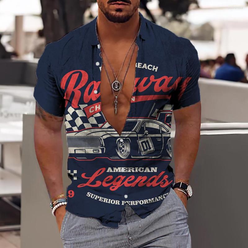Men's Casual Shirts Summer Men's Fashion Cool Car Bike Print Racing V-Neck Short Sleeves Oversized Clothing Loose Camisa Blouse, Csracing car-81001
Men's Casual Shirts Summer Men's Fashion Cool Car Bike Print Racing V-Neck Short Sleeves Oversized Clothing Loose Camisa Blouse, Csracing car-81001
