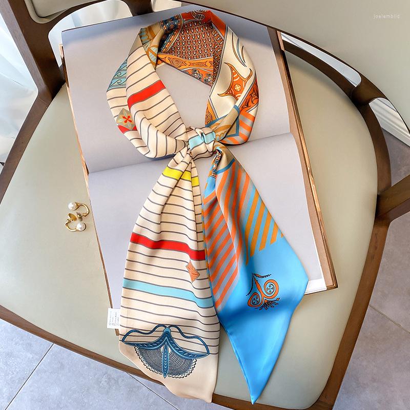 Scarves Silk Scarf Ribbon 15 150cm Female Skinny Scarfs Lady Bag Fashion Print Women Foulard Bandana Hair Hijab Neck
Scarves Silk Scarf Ribbon 15 150cm Female Skinny Scarfs Lady Bag Fashion Print Women Foulard Bandana Hair Hijab Neck