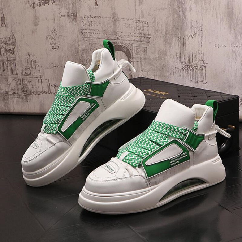 New Designer Men Shoes Luxury Casual Shoes Hip Hop Height Increasing Shoes Zapatillas Hombre Da06, Green
New Designer Men Shoes Luxury Casual Shoes Hip Hop Height Increasing Shoes Zapatillas Hombre Da06, Green