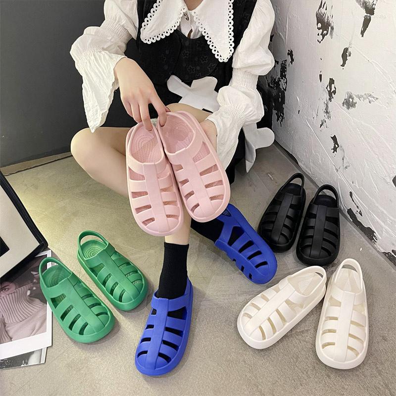 Sandals Women Comfortable EVA Slip-On Solid Female Summer Shoes Flat Concise Outside Ladies Casual Footwear Fashion 2022, Blue 
Sandals Women Comfortable EVA Slip-On Solid Female Summer Shoes Flat Concise Outside Ladies Casual Footwear Fashion 2022, Blue