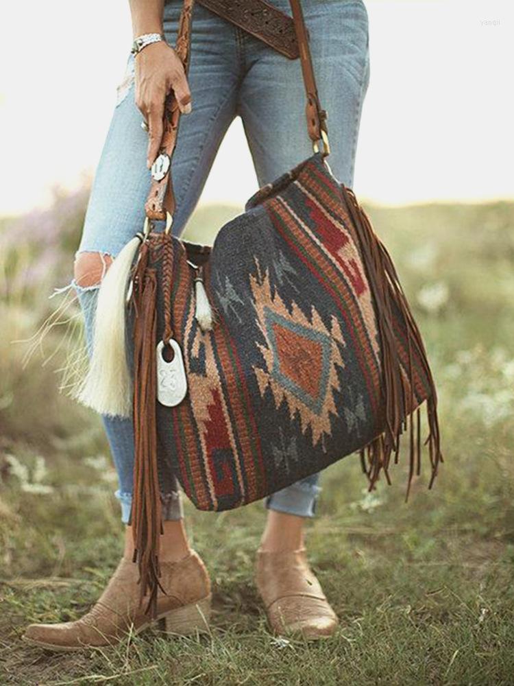 Evening Bags Bohemian Handbag Ethnic Printing Tassel Shoulder Bag Oversize Purse Women Fashion Canvas Messenger Travel Work Commute, Sky blue
Evening Bags Bohemian Handbag Ethnic Printing Tassel Shoulder Bag Oversize Purse Women Fashion Canvas Messenger Travel Work Commute, Sky blue