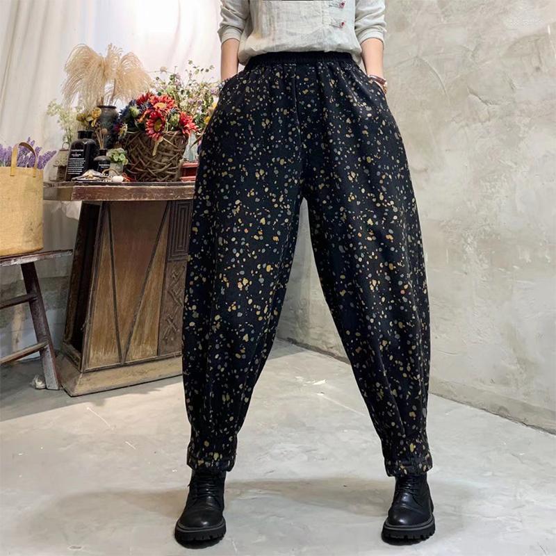 Women's Jeans 2022 Spring Arts Style Women Elastic Waist Loose Casual Vintage Print Cotton Denim Ankle-length Harem Pants V934, Picture color
Women's Jeans 2022 Spring Arts Style Women Elastic Waist Loose Casual Vintage Print Cotton Denim Ankle-length Harem Pants V934, Picture color