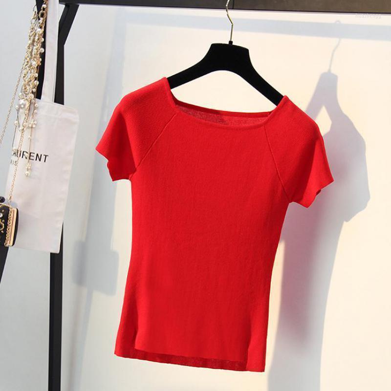 Women's Sweaters Women's Knitting Tees Women O-neck Short Sleeve For Woman 2022 Female Pullovers White Black Red Ladies Stretch Knitted
Women's Sweaters Women's Knitting Tees Women O-neck Short Sleeve For Woman 2022 Female Pullovers White Black Red Ladies Stretch Knitted