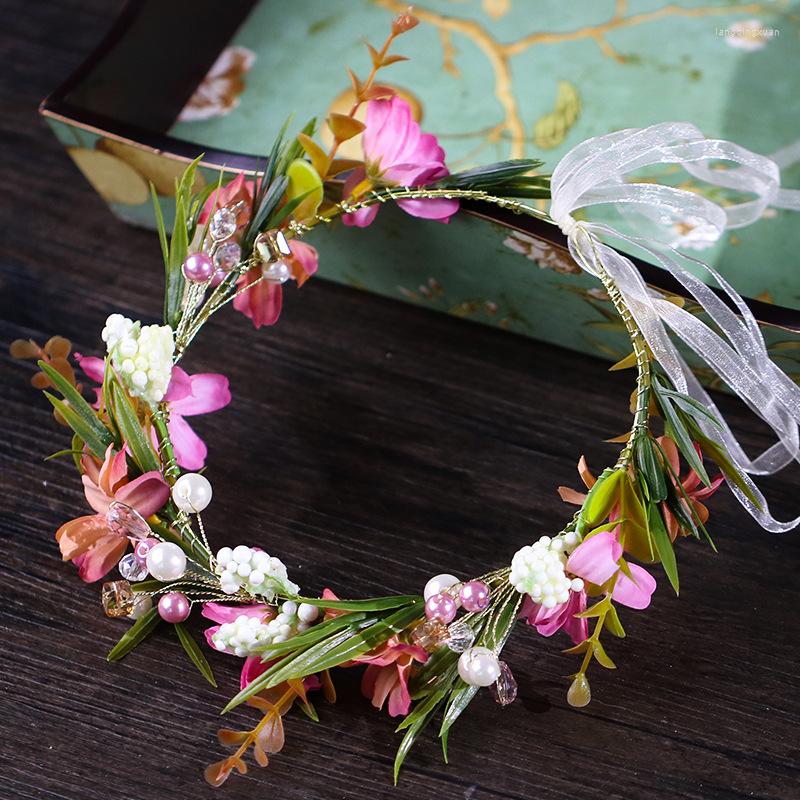 Headpieces Wedding Garlands Color Flowers Children's Performances Headdress Bridal Jewelry Decorations
Headpieces Wedding Garlands Color Flowers Children's Performances Headdress Bridal Jewelry Decorations