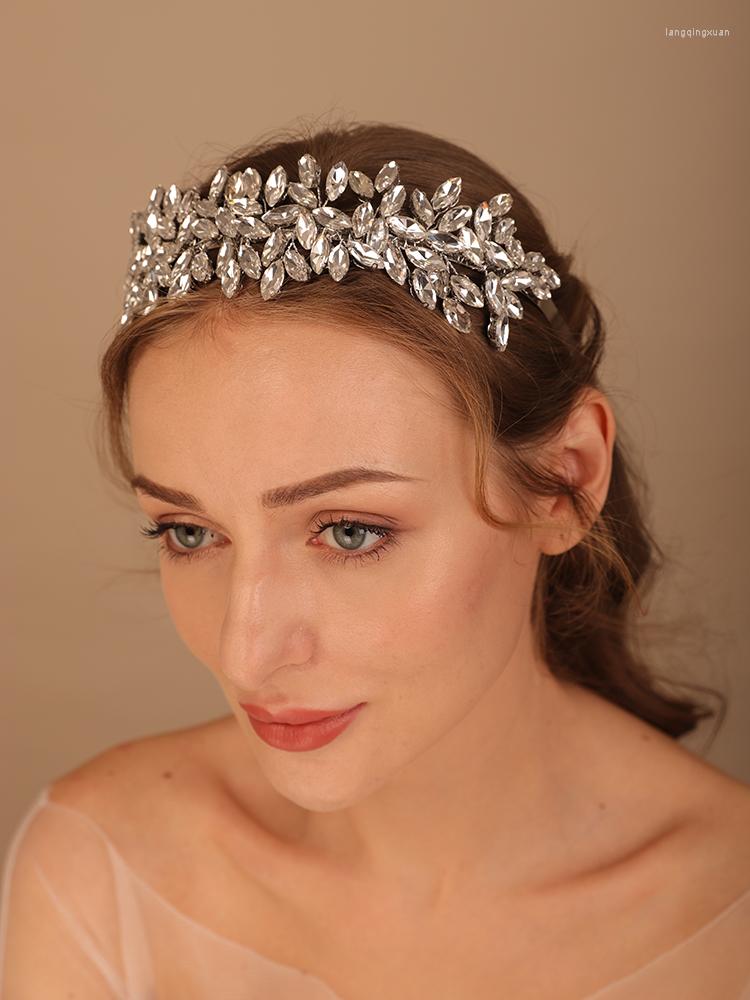 Headpieces Luxury Rhinestone Brides Headpiece Fashion Wedding Hair Accessories Handmade Bridal Headwear Party Prom Jewelry For Women
Headpieces Luxury Rhinestone Brides Headpiece Fashion Wedding Hair Accessories Handmade Bridal Headwear Party Prom Jewelry For Women