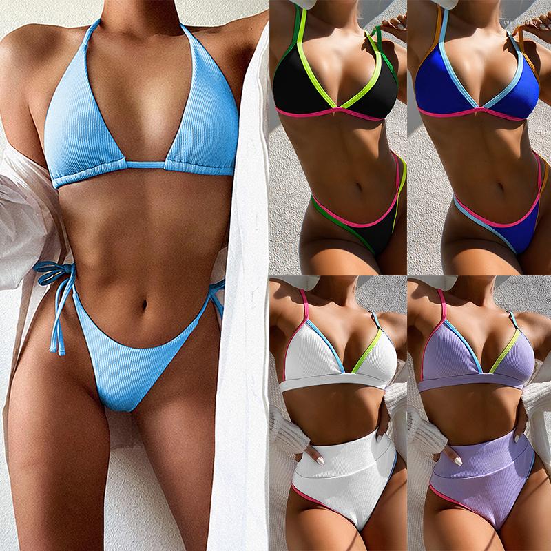 Women' Swimwear Solid Bikini Female Swimsuit Women Sexy Thong Two-pieces Set High Leg Cut Bather Bathing Suit Swim, Nz143-7
Women' Swimwear Solid Bikini Female Swimsuit Women Sexy Thong Two-pieces Set High Leg Cut Bather Bathing Suit Swim, Nz143-7