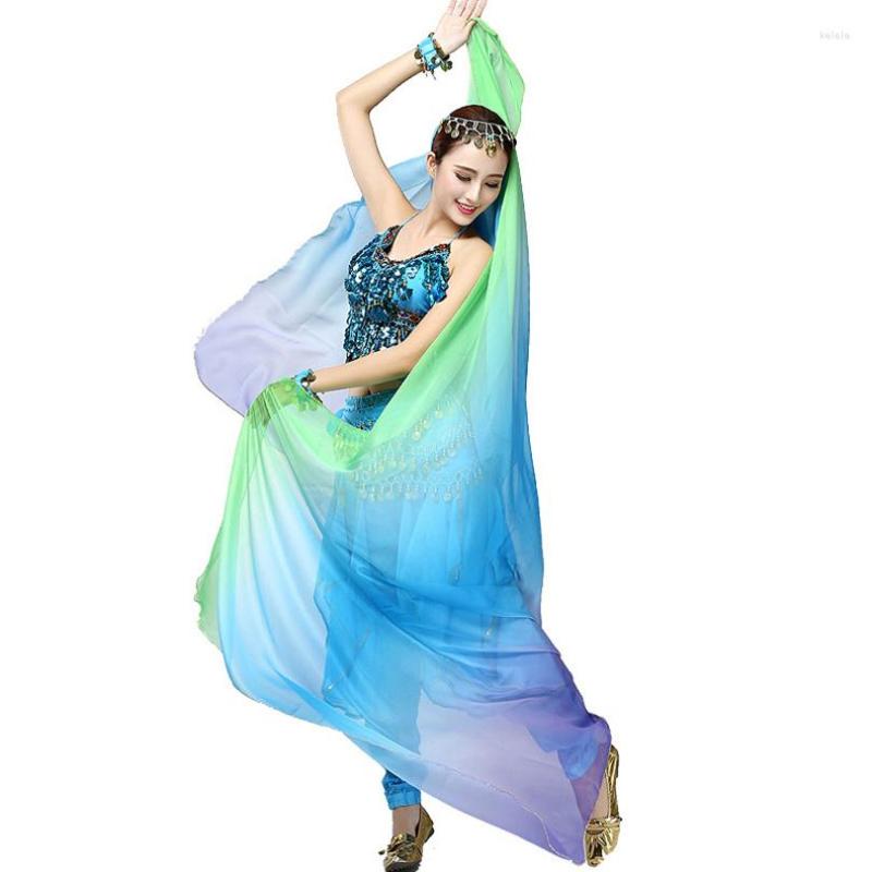 Stage Wear Women Belly Dance Shawl Scarf Practice Performance Dancing Veils Gradient Silk Handmade Light Texture 220cm 250cm 120cm, Blue rose purple
Stage Wear Women Belly Dance Shawl Scarf Practice Performance Dancing Veils Gradient Silk Handmade Light Texture 220cm 250cm 120cm, Blue rose purple