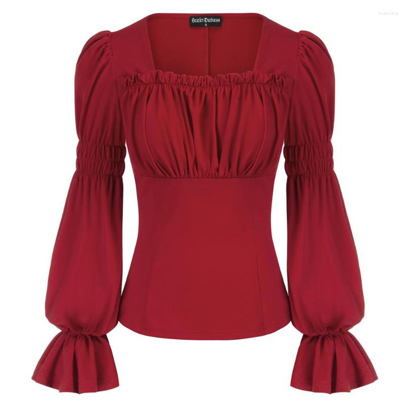 Women' Blouses SD Women Renaissance Boho Peasant Long Sleeve Gothic Lolita Blouse Solid Square Neck Vintage Victorian Shirts Pleated Bodice, Beige
Women' Blouses SD Women Renaissance Boho Peasant Long Sleeve Gothic Lolita Blouse Solid Square Neck Vintage Victorian Shirts Pleated Bodice, Beige
