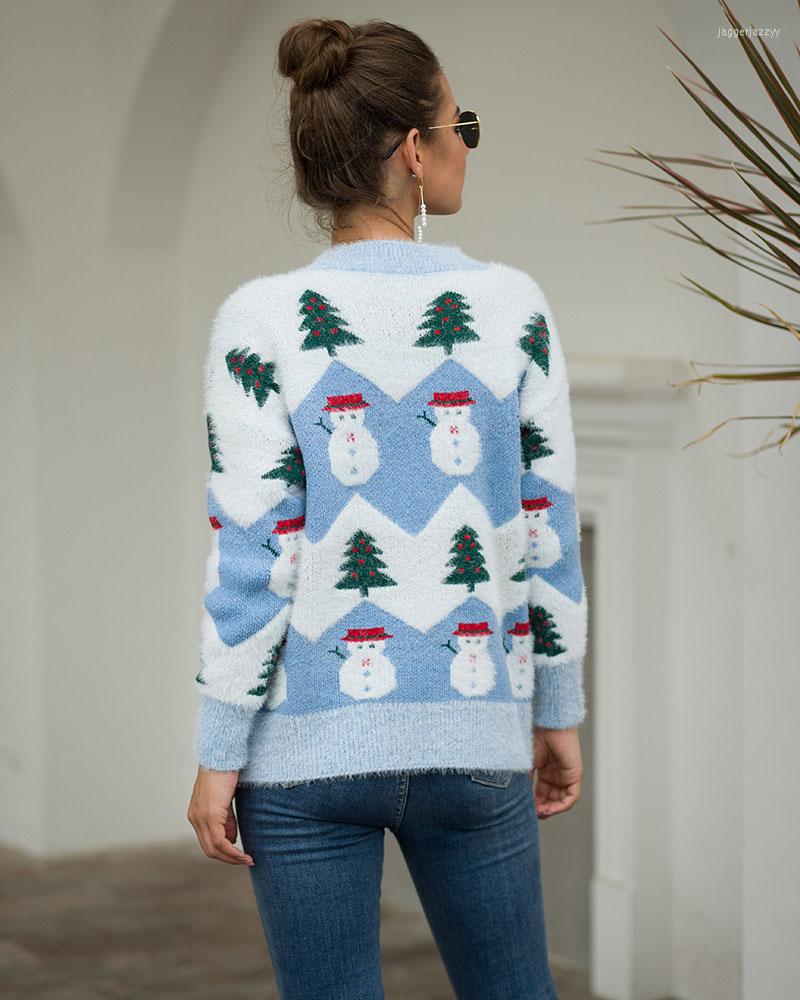 Women' Sweaters Est Women' Sweatshirts Knit Sweater Adults Christmas Tree Snowman Pattern Long Sleeve Round Neck Pullover Autumn
Women' Sweaters Est Women' Sweatshirts Knit Sweater Adults Christmas Tree Snowman Pattern Long Sleeve Round Neck Pullover Autumn