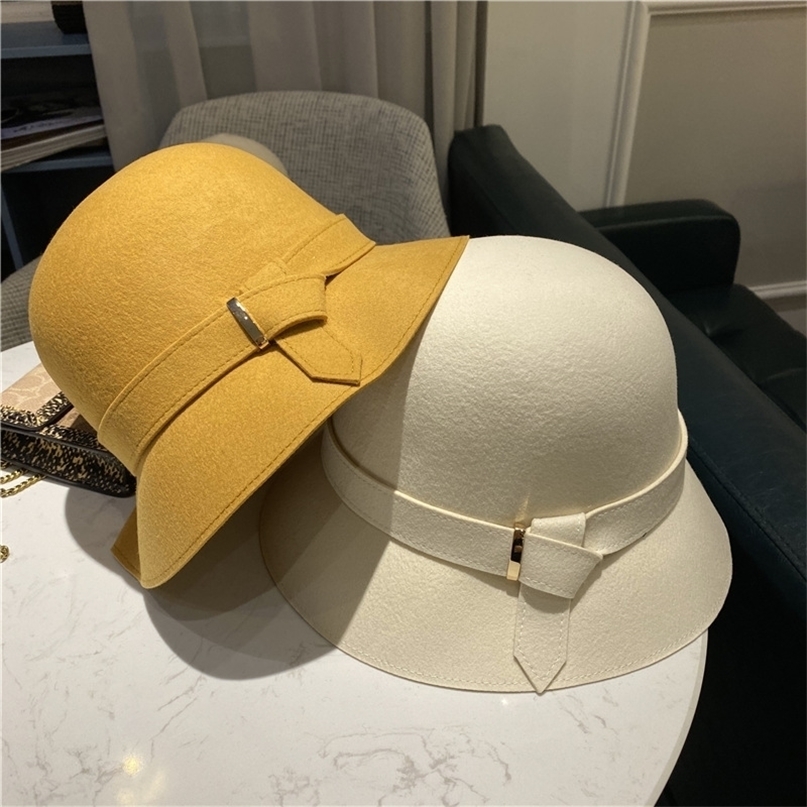 Wide Brim Hats Bucket 09HQFW133010 drop winter wool felt ribbon grass bowknot leisure lady bucket cap women fishermen hat 221010, Black
Wide Brim Hats Bucket 09HQFW133010 drop winter wool felt ribbon grass bowknot leisure lady bucket cap women fishermen hat 221010, Black