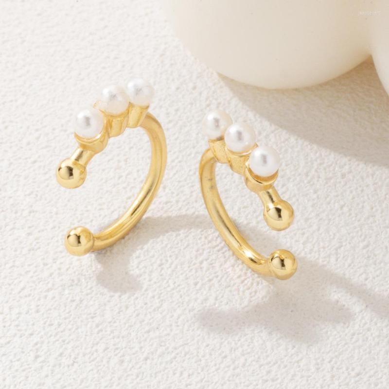 Hoop Earrings Authentic 925 Sterling Silver Simple Vintage Inlaid Pearl 18K Gold Plated Trendy Women Fine Jewelry
Hoop Earrings Authentic 925 Sterling Silver Simple Vintage Inlaid Pearl 18K Gold Plated Trendy Women Fine Jewelry