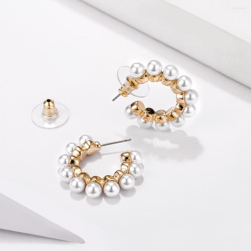 Hoop Earrings Elegant Pearl For Women Cute Round Circle Earring Party Wedding Brincos Mulher Jewelry 2022 Year Gift
Hoop Earrings Elegant Pearl For Women Cute Round Circle Earring Party Wedding Brincos Mulher Jewelry 2022 Year Gift