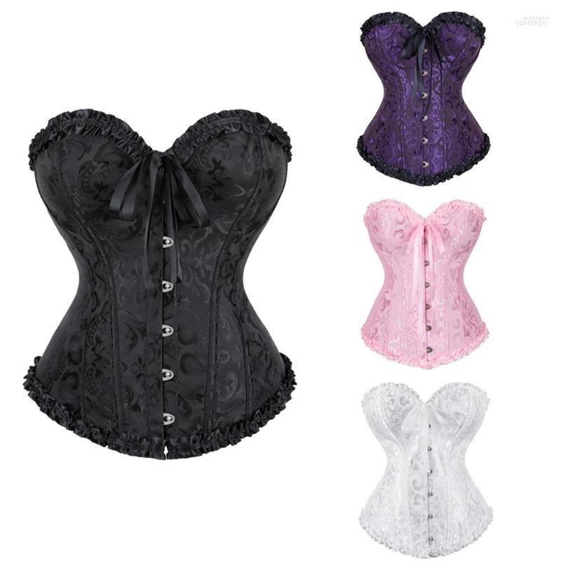 Bustiers & Corsets Women Corset Top Victorian Floral Overbust Lace Up Boned Bustier Tops Sexy Plus Size For Party Clubwear Night 6XL, White
Bustiers & Corsets Women Corset Top Victorian Floral Overbust Lace Up Boned Bustier Tops Sexy Plus Size For Party Clubwear Night 6XL, White