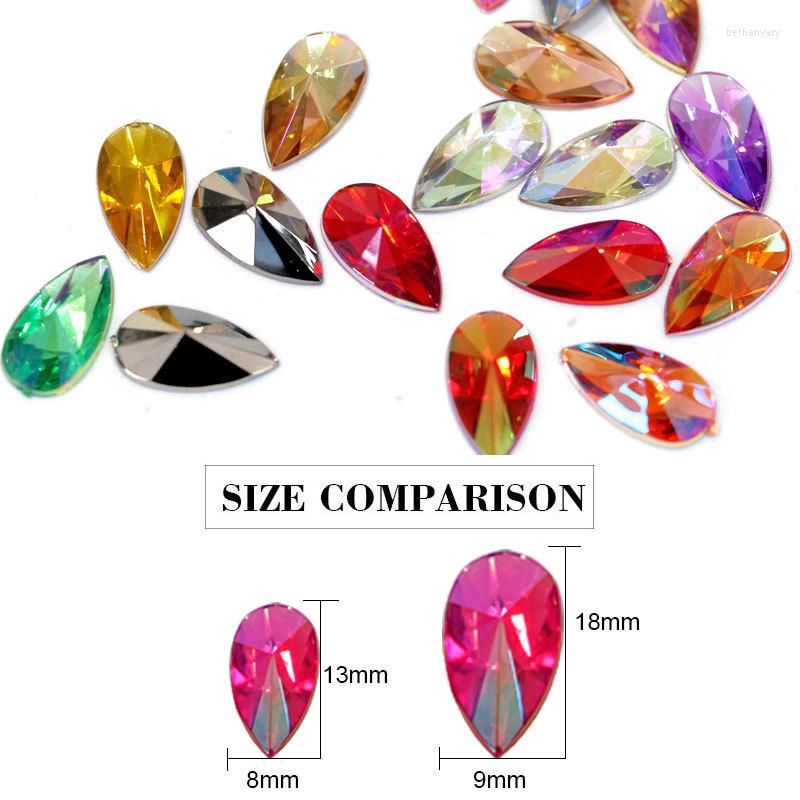 Nail Art Decorations 100 Pcs Crystal AB Teardrop Crystals Stones Drop Shape Flat Back Rhinestones For Glass 3D Nails Design
Nail Art Decorations 100 Pcs Crystal AB Teardrop Crystals Stones Drop Shape Flat Back Rhinestones For Glass 3D Nails Design