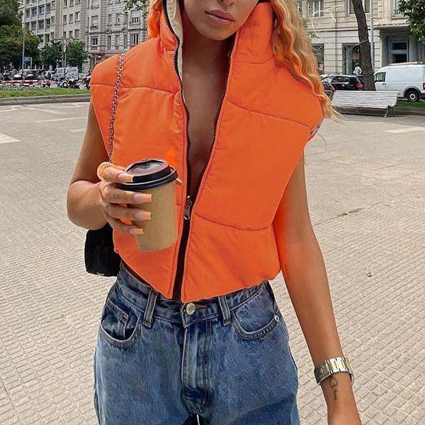 Women' Vests BKLD 2022 Autumn Winter Vest Coat Fashion Reversible Gilet Zip Up Stand Collar Sleeveless Body Warmer Casual Women Outerwear, Black
Women' Vests BKLD 2022 Autumn Winter Vest Coat Fashion Reversible Gilet Zip Up Stand Collar Sleeveless Body Warmer Casual Women Outerwear, Black