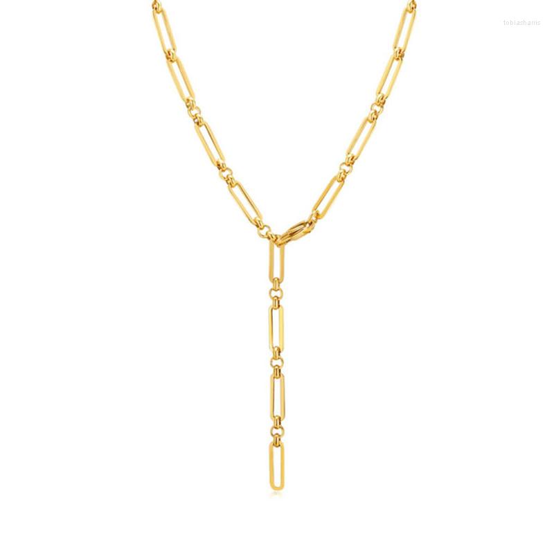 Chains Mavis Hare Stainless Steel Captivating Chain Gold 55cm Y Link Necklace As Fashion Lady Christmas Gift
Chains Mavis Hare Stainless Steel Captivating Chain Gold 55cm Y Link Necklace As Fashion Lady Christmas Gift