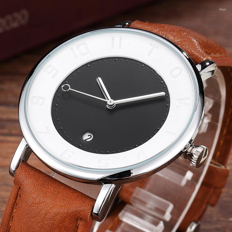 Wristwatches Unique Dial Full Black Mens Creative Watch Famous Quartz Wristwatch Fashion Minimalist 2022, No 5
Wristwatches Unique Dial Full Black Mens Creative Watch Famous Quartz Wristwatch Fashion Minimalist 2022, No 5