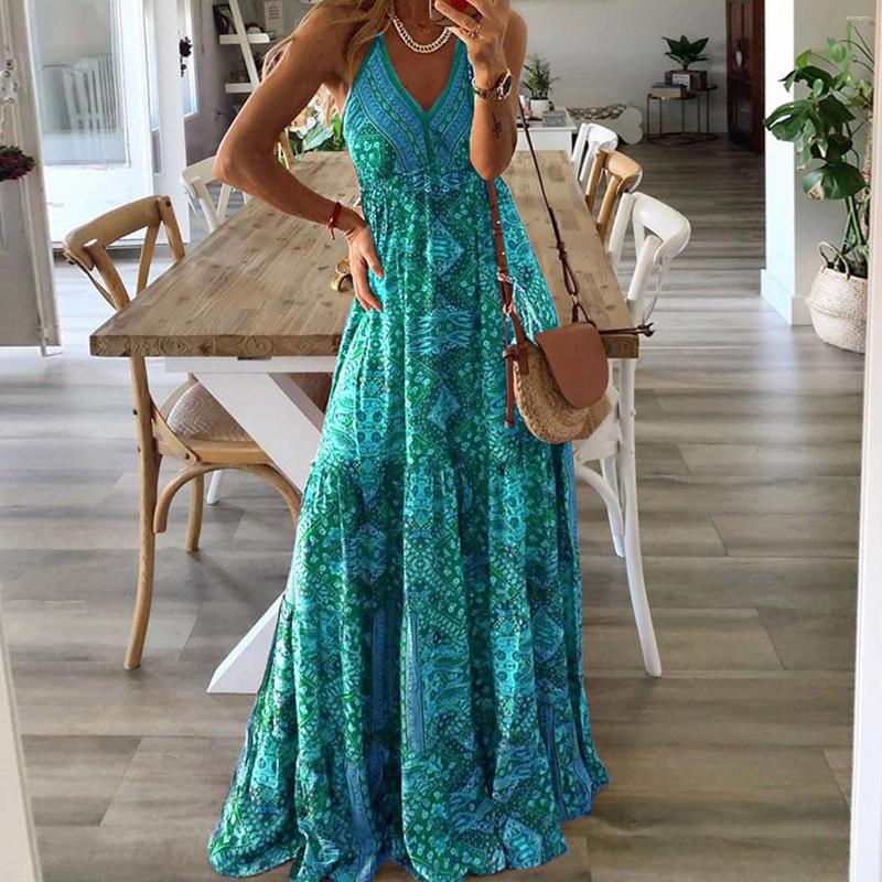 Casual Dresses Women V Neck Dress Sling Floral Long Sexy Sleeveless Bohemian Beach Elegant Party Cotton T Shirt, Yellow
Casual Dresses Women V Neck Dress Sling Floral Long Sexy Sleeveless Bohemian Beach Elegant Party Cotton T Shirt, Yellow