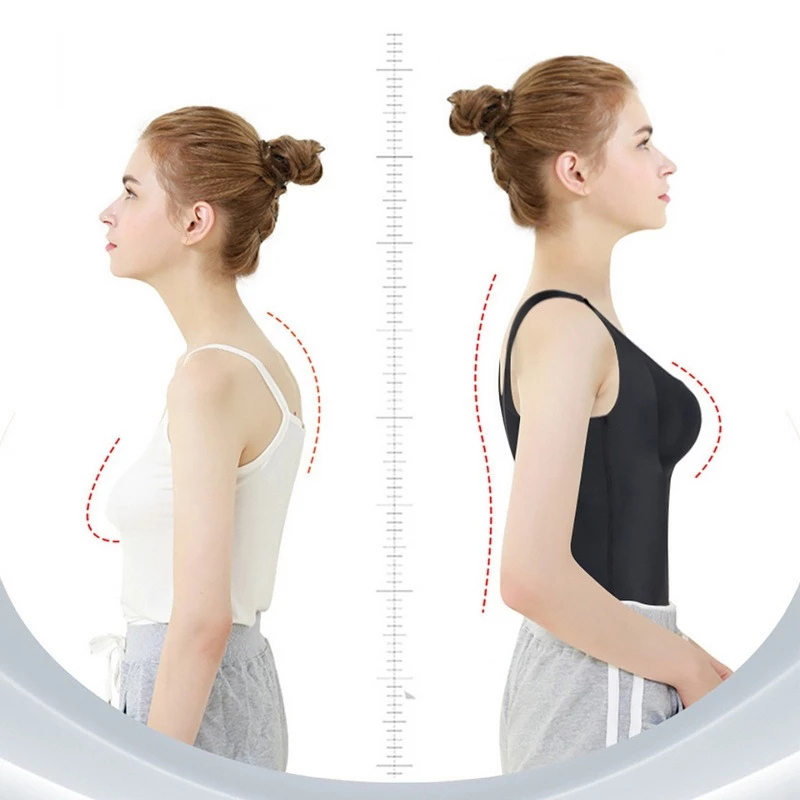 Waist Tummy Shaper Women 3-in-1 Body Shapewear Posture Corrector Underwear Control Back Support Push Up Bra Vest Slim Tank Top Corset 221011