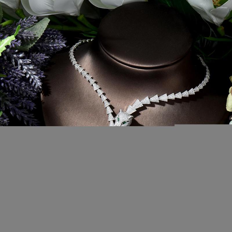 Necklace Earrings Set HIBRIDE Charms Trendy Women Long Cubic Zircon Drop Earring For Wedding Party Accessories N-1776, Picture shown
Necklace Earrings Set HIBRIDE Charms Trendy Women Long Cubic Zircon Drop Earring For Wedding Party Accessories N-1776, Picture shown
