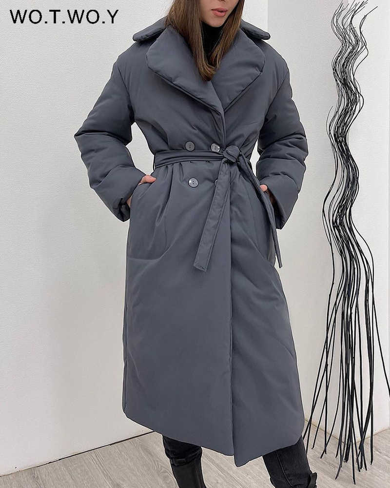Women's Down Parkas WOTWOY 2022 Winter Thicked Cotton Padded Parkas Women Belted Windproof Long Jackets Female Bubble Coats Casual Warm Outerwear T221011, 22167-grey blue
Women's Down Parkas WOTWOY 2022 Winter Thicked Cotton Padded Parkas Women Belted Windproof Long Jackets Female Bubble Coats Casual Warm Outerwear T221011, 22167-grey blue