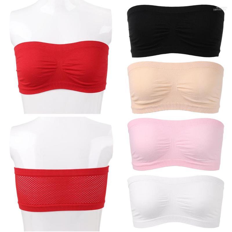 Bustiers & Corsets Women Seamless Strapless High Elastic Wrapped Invisible Chest Wraps Tube Tops Padded Stretchy, Black
Bustiers & Corsets Women Seamless Strapless High Elastic Wrapped Invisible Chest Wraps Tube Tops Padded Stretchy, Black