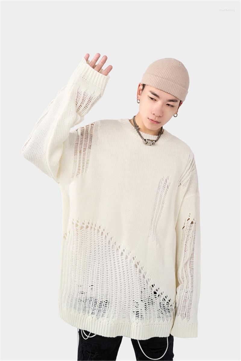 Men's Sweaters Men's Hole Sweater Men Streetwear Solid Ripped O-Neck Knitted Pullover Hip Hop Casual Cotton Oversize Couple Knitwear, Black
Men's Sweaters Men's Hole Sweater Men Streetwear Solid Ripped O-Neck Knitted Pullover Hip Hop Casual Cotton Oversize Couple Knitwear, Black