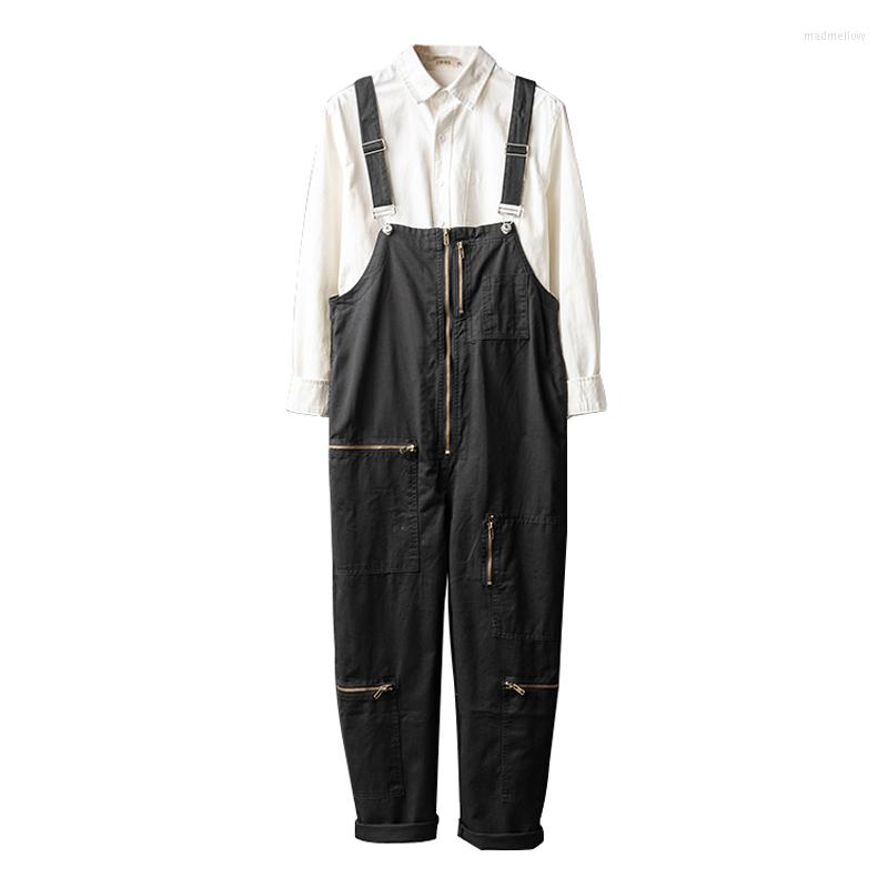 Men's Pants 2022 Overalls Mens Bib Jumpsuits Cotton Loose Multi-Pocket Zipper Hip Hop Street Male Black Green Khaki Casual Trousers
Men's Pants 2022 Overalls Mens Bib Jumpsuits Cotton Loose Multi-Pocket Zipper Hip Hop Street Male Black Green Khaki Casual Trousers