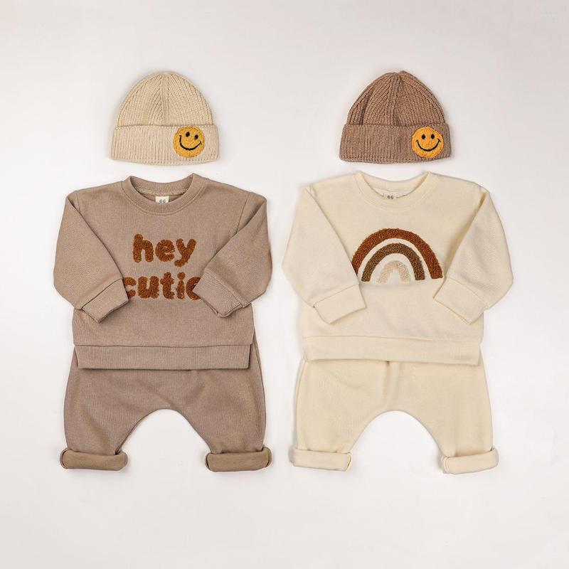 Clothing Sets Europe Baby Cotton Kintting Kids Boys Girls Spring Clothes Loose Tracksuit Pullovers Tops Pants 2PCS Outfits, Khaki
Clothing Sets Europe Baby Cotton Kintting Kids Boys Girls Spring Clothes Loose Tracksuit Pullovers Tops Pants 2PCS Outfits, Khaki