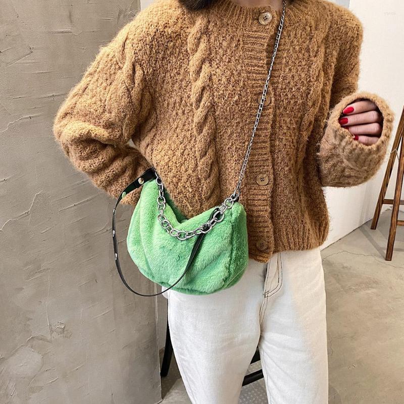 Evening Bags Fashion Female Tote Solid Plush Shoulder Messenger Bag Autumn Street Chain Purse Simple Daily, White
Evening Bags Fashion Female Tote Solid Plush Shoulder Messenger Bag Autumn Street Chain Purse Simple Daily, White