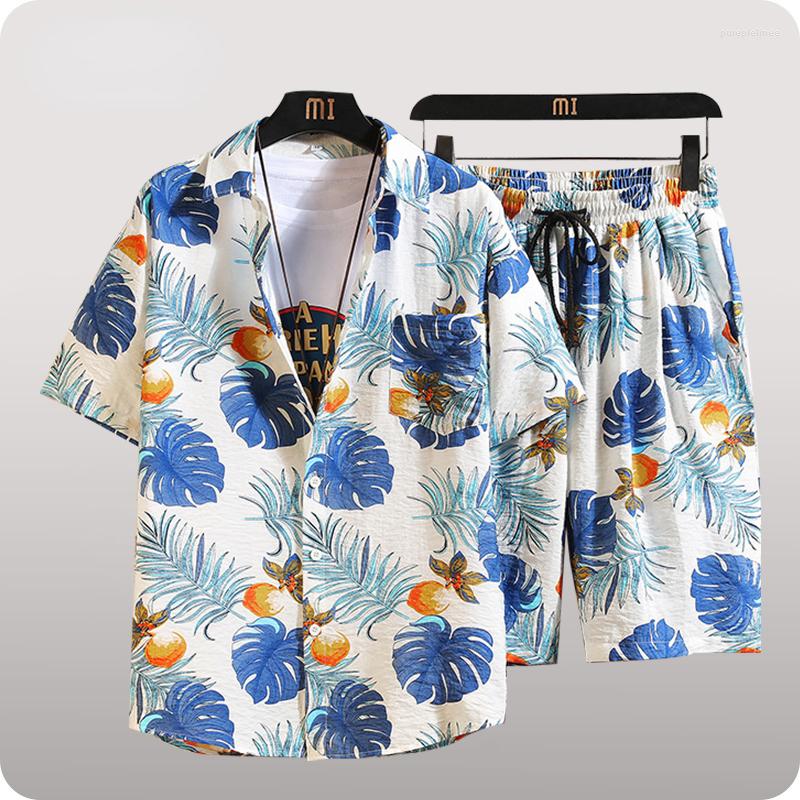 Men's Casual Shirts Bababuy 2022 Summer Men's Floral Print Shorts Set Short Sleeve Hawaiian Loose Two Pieces Men, Kcd522-2
Men's Casual Shirts Bababuy 2022 Summer Men's Floral Print Shorts Set Short Sleeve Hawaiian Loose Two Pieces Men, Kcd522-2