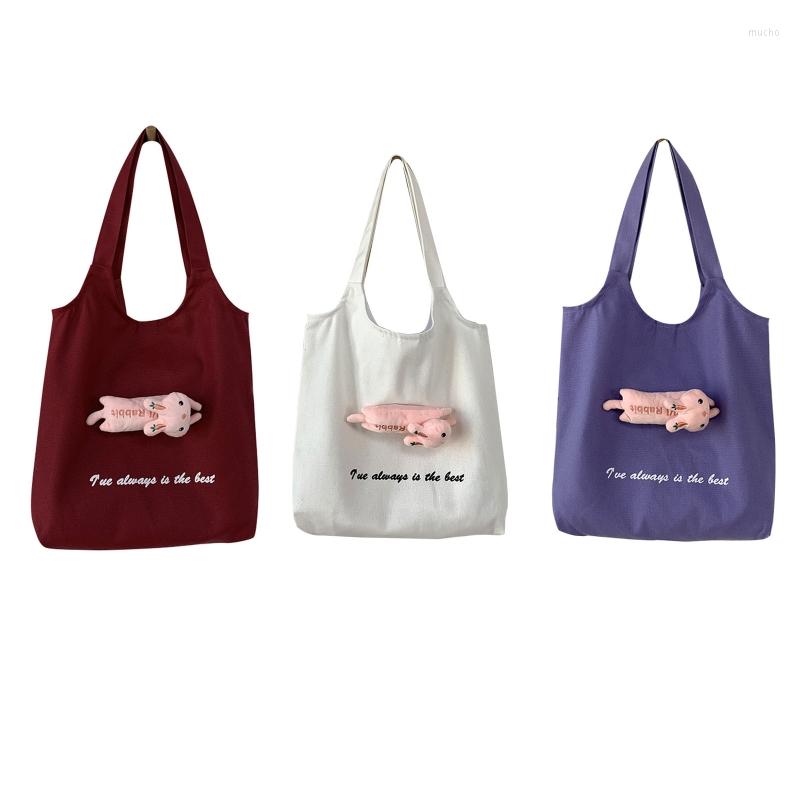 Evening Bags Canvas Tote Bag With Inside Pocket Simple Shoulder For Work Travel Washable Grocery Shopping Letter & Doll, Purple
Evening Bags Canvas Tote Bag With Inside Pocket Simple Shoulder For Work Travel Washable Grocery Shopping Letter & Doll, Purple