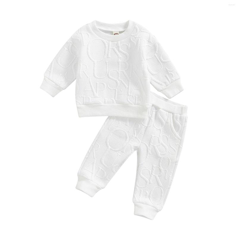 Clothing Sets 2 Pieces Baby Suit Set Solid Color Letter Patterns Round Neck Long Sleeve Tops Shirt Pants For Girls Boys 0-24 Months, Picture shown
Clothing Sets 2 Pieces Baby Suit Set Solid Color Letter Patterns Round Neck Long Sleeve Tops Shirt Pants For Girls Boys 0-24 Months, Picture shown