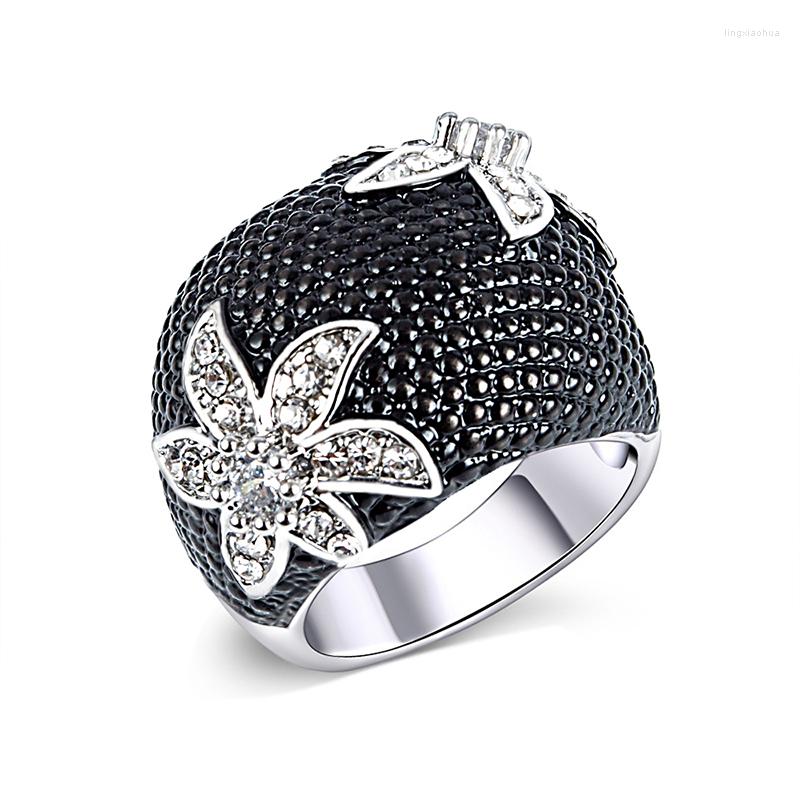 Wedding Rings Vintage Punk Silver Engraved Fashion Mosaic Black Stone Zircon For Men And Women Engagement Jewelry
Wedding Rings Vintage Punk Silver Engraved Fashion Mosaic Black Stone Zircon For Men And Women Engagement Jewelry