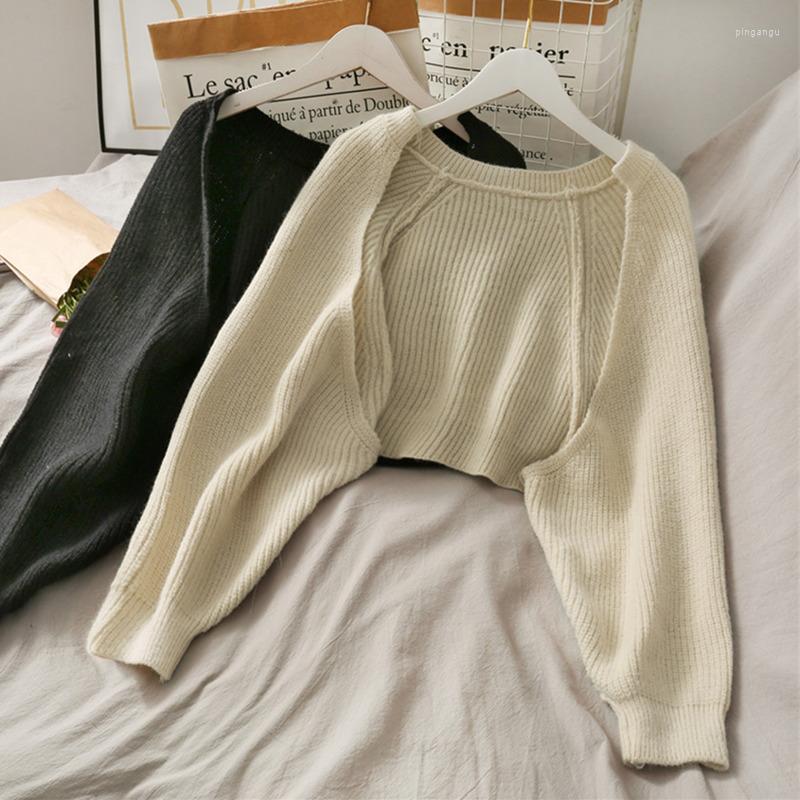Women's Knits 2022 Fall Winter Cardigans Crop Top Women Lantern Sleeve Casual Shawl Loose Knitted Sweater Female Irregular Coat Korean, Black
Women's Knits 2022 Fall Winter Cardigans Crop Top Women Lantern Sleeve Casual Shawl Loose Knitted Sweater Female Irregular Coat Korean, Black