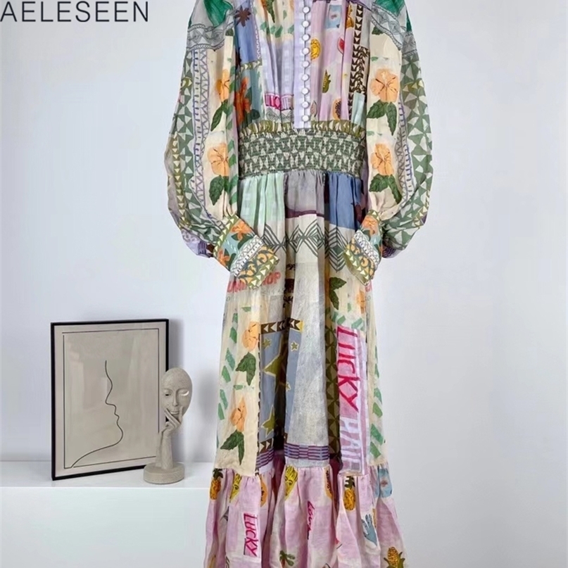 Two Piece Dress AELESEEN Women's Spring Summer Runway Fashion Lantern Sleeve Turtleneck Single Breasted Flower Printed Maxi Party 221010, Gray
Two Piece Dress AELESEEN Women's Spring Summer Runway Fashion Lantern Sleeve Turtleneck Single Breasted Flower Printed Maxi Party 221010, Gray