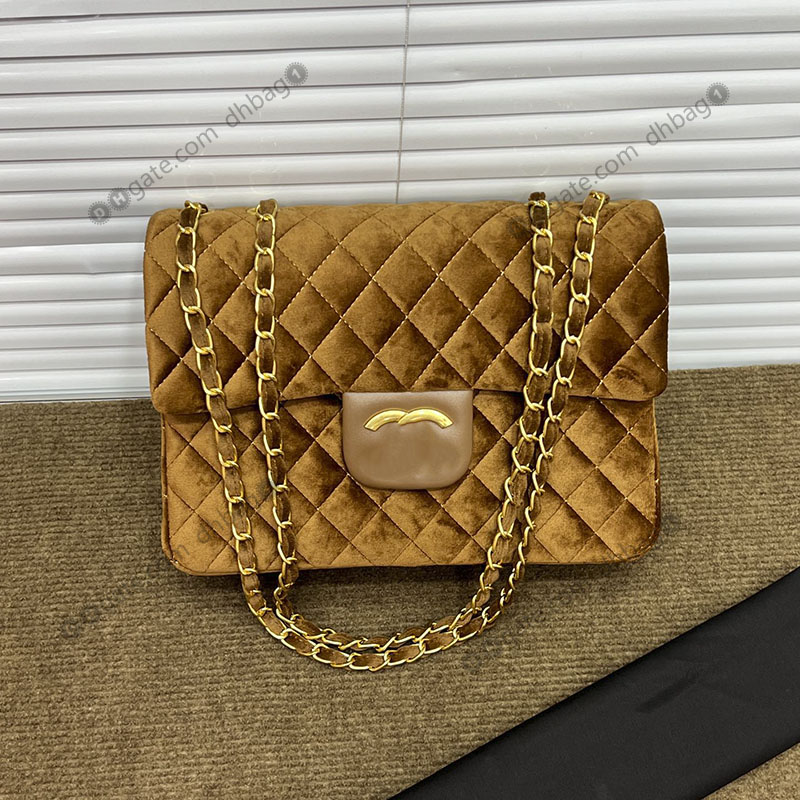 Luxury Ladies Jumbo Vintage Flap Quilted Bags Gold-Tone Hardware Glitter Velvet Shoulder Crossbody Designer Handbags Classic Multi Pochette Sacoche key Pouch 30cm, Brown
Luxury Ladies Jumbo Vintage Flap Quilted Bags Gold-Tone Hardware Glitter Velvet Shoulder Crossbody Designer Handbags Classic Multi Pochette Sacoche key Pouch 30cm, Brown