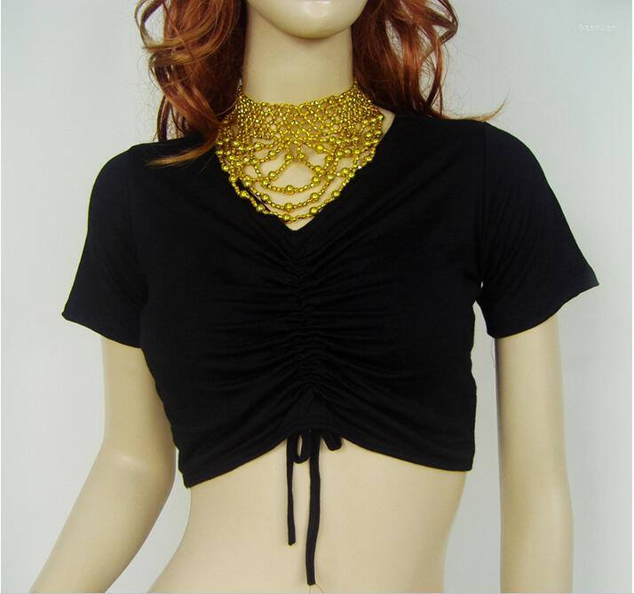 Stage Wear Fold V Neck Bralet Bra Bustier Crop Top Cami Unpadded Tank Vest Belly Dance, Black
Stage Wear Fold V Neck Bralet Bra Bustier Crop Top Cami Unpadded Tank Vest Belly Dance, Black