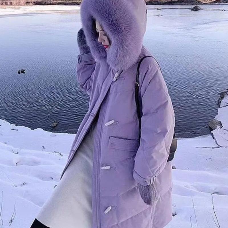 Women' Trench Coats 2022 Ladies Thick Warm Parkas Women Fur Collar Loose Winter Clothing Cotton Padded Jacket Horn Button Medium Long Over, Black
Women' Trench Coats 2022 Ladies Thick Warm Parkas Women Fur Collar Loose Winter Clothing Cotton Padded Jacket Horn Button Medium Long Over, Black