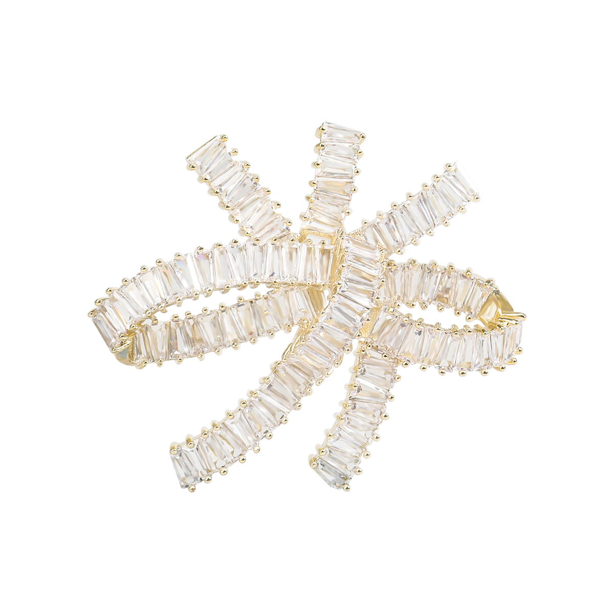 Retro Clear Crystal Zirconia Brooches Irregular Metal Ring Interlocking Suit Corsage Fashion Jewelry Banquet Accessories
Retro Clear Crystal Zirconia Brooches Irregular Metal Ring Interlocking Suit Corsage Fashion Jewelry Banquet Accessories
