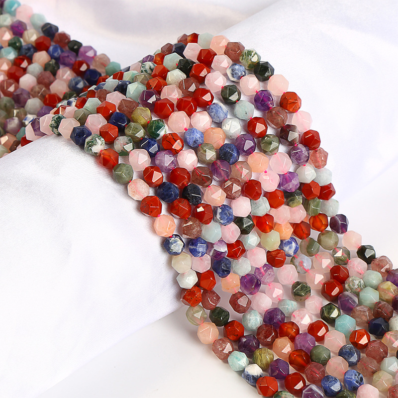 6/8/10mm Colorful Faceted Natural Stone Beads Fit Bracelet Necklace Loose Cute Gemstone Bead For Jewelry Making DIY Strand 15''
6/8/10mm Colorful Faceted Natural Stone Beads Fit Bracelet Necklace Loose Cute Gemstone Bead For Jewelry Making DIY Strand 15''