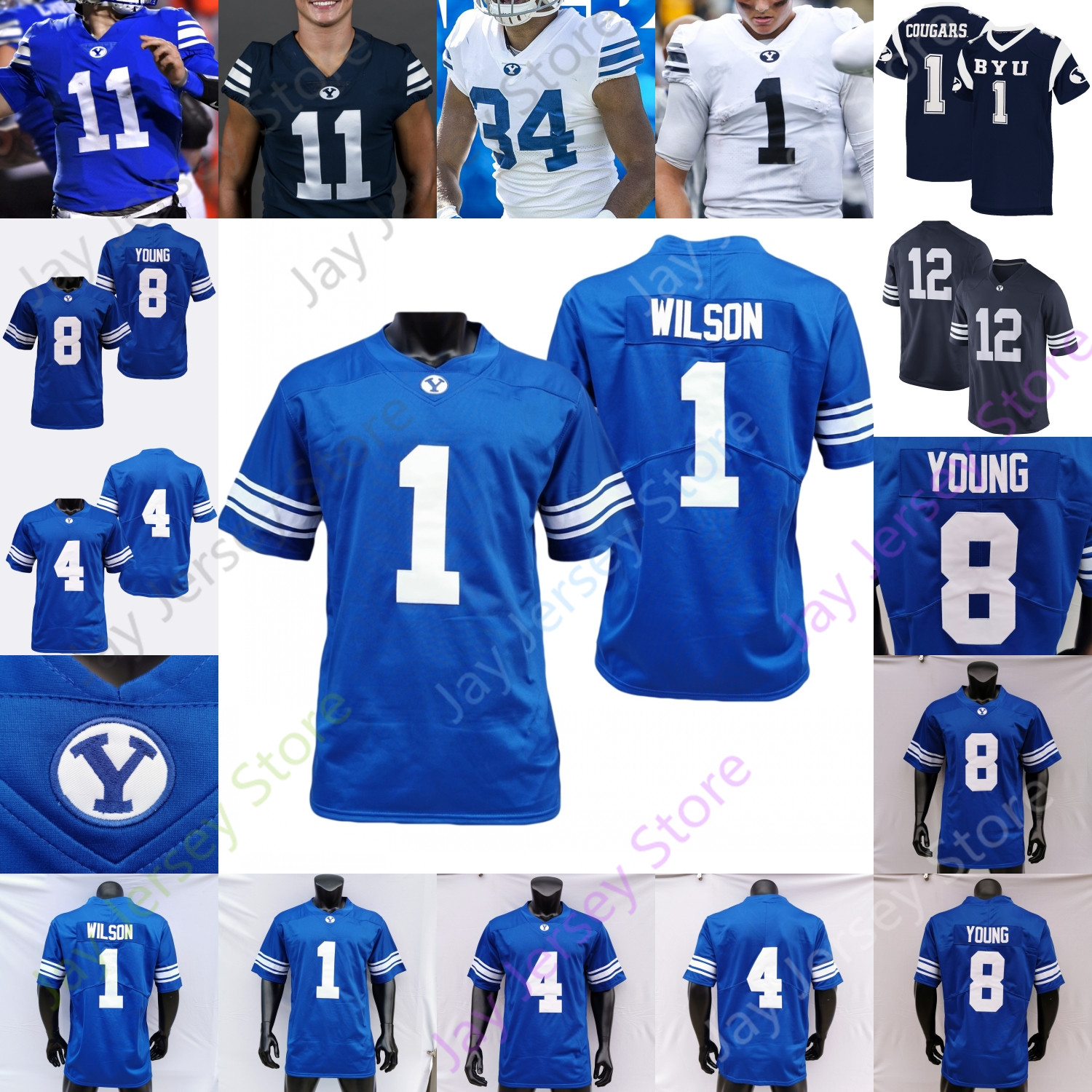 BYU Cougars Football Jersey NCAA College Jaren Hall Zach Wilson Christopher Brooks Keanu Hill Steve Young Bywater Epps Nacua Tooley Nelson Roberts Katoa Davis, Blue
BYU Cougars Football Jersey NCAA College Jaren Hall Zach Wilson Christopher Brooks Keanu Hill Steve Young Bywater Epps Nacua Tooley Nelson Roberts Katoa Davis, Blue
