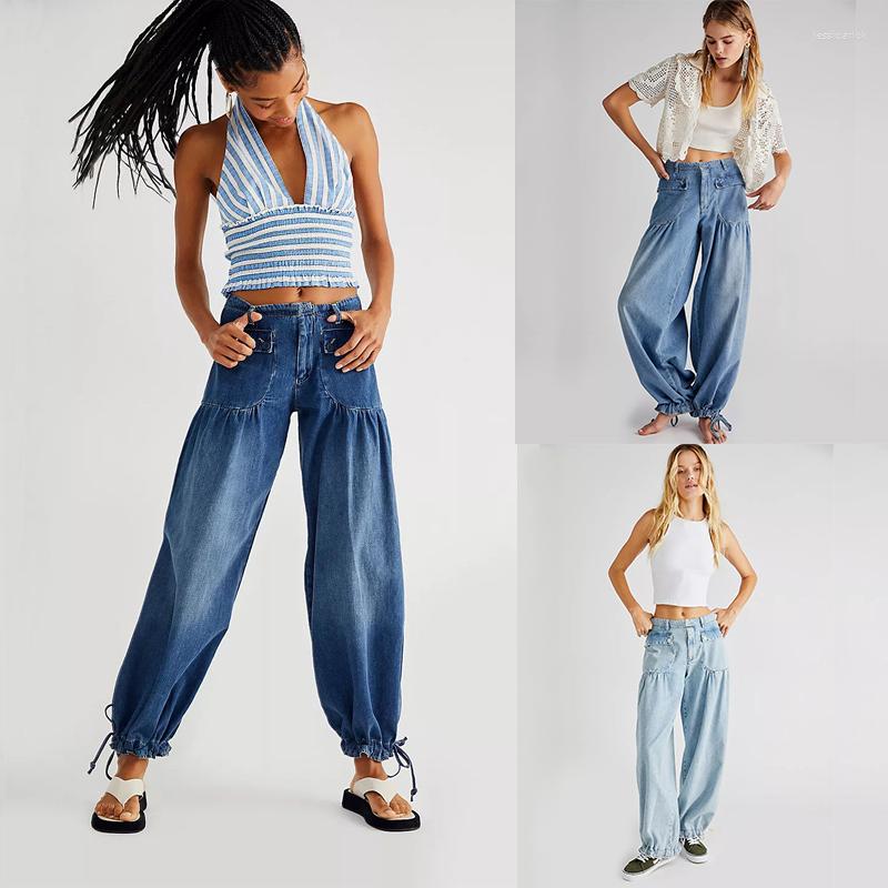 Women' Jeans 2022 Women' Harem Pants Loose Washed Denim Trousers Slouchy Breeches Fashion Dark Blue Light Lace Up Feet, Navy blue
Women' Jeans 2022 Women' Harem Pants Loose Washed Denim Trousers Slouchy Breeches Fashion Dark Blue Light Lace Up Feet, Navy blue
