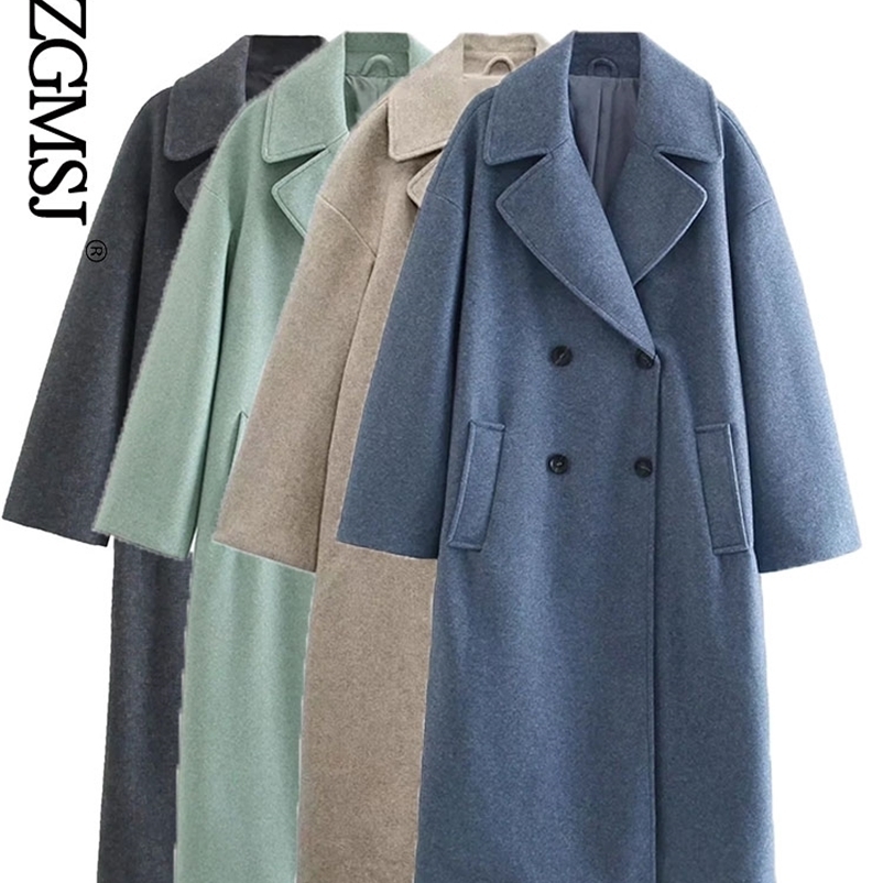 Women's Wool Blends Nlzgmsj ZBZA Women Winter Gray Thick Woolen Coats With Button Loose Long Sleeves Pocket Ladies Elegant OverCoat 10 221010, As picture
Women's Wool Blends Nlzgmsj ZBZA Women Winter Gray Thick Woolen Coats With Button Loose Long Sleeves Pocket Ladies Elegant OverCoat 10 221010, As picture