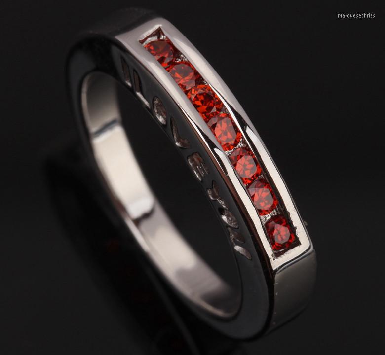 Wedding Rings Special Offer Love You Red Garnet Silver Plated Argent Party Jewelry Ring Size 6 / 7 8 9 S0545
Wedding Rings Special Offer Love You Red Garnet Silver Plated Argent Party Jewelry Ring Size 6 / 7 8 9 S0545